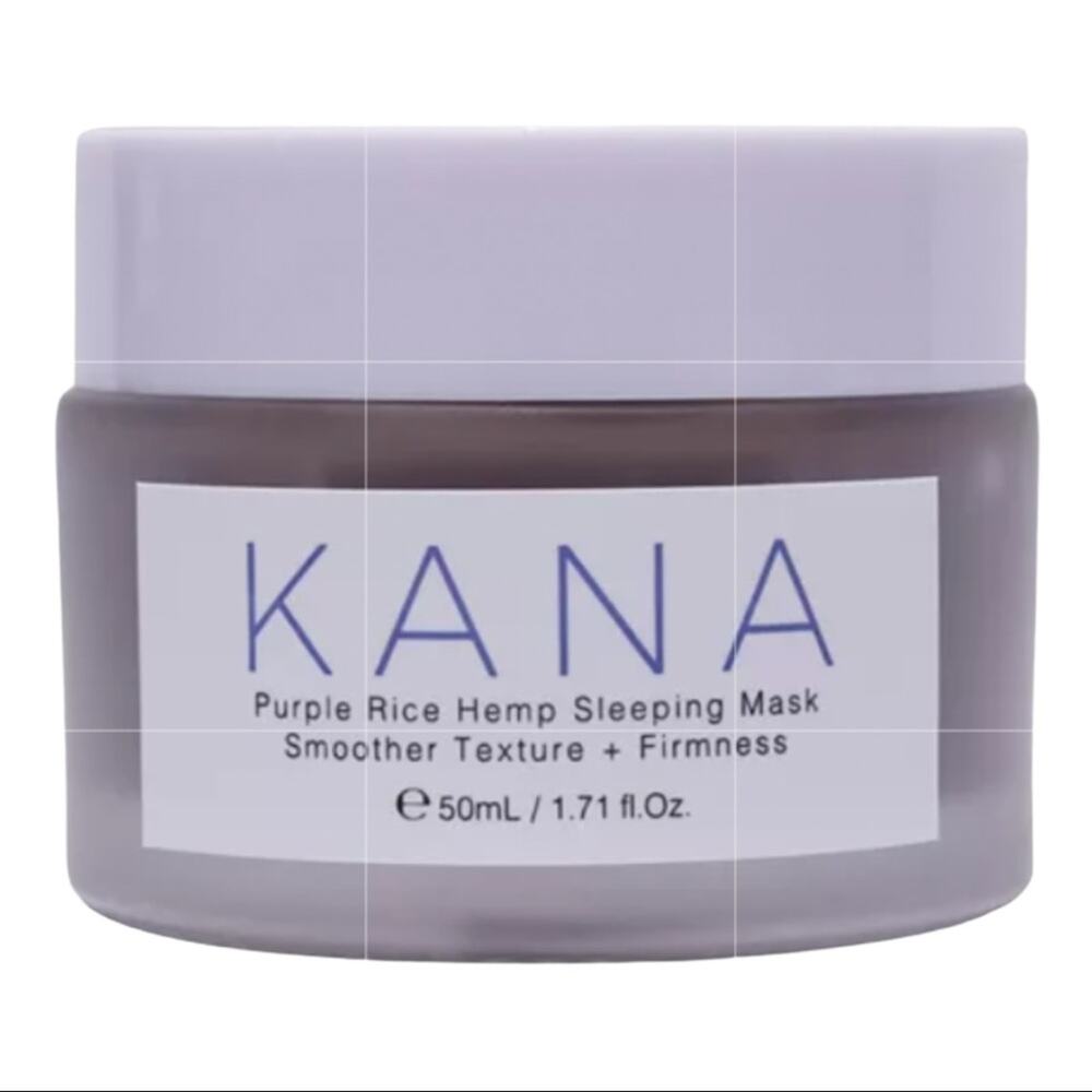 Kana Skincare Purple Rice Hemp Sleeping Mask NIB